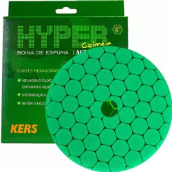 Boina de Espuma Verde Colmeia Corte Agressivo Hyper Kers